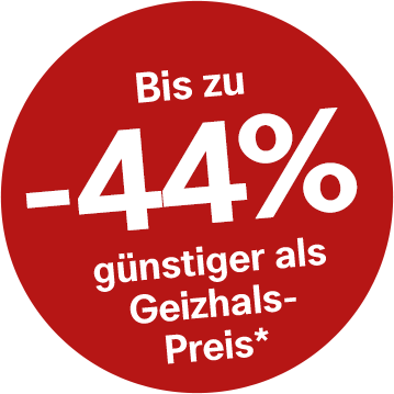 Sparen Sie bis zu -44% gegenüber geizhals.at