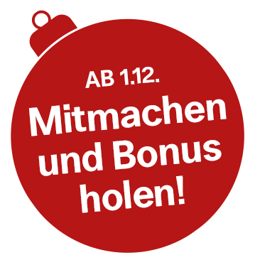 Am 1.12. gibt es den ersten yesss! Adventsbonus!