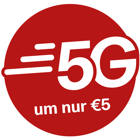 5G schon ab 5 Euro pro Monat für Ihren Tarif